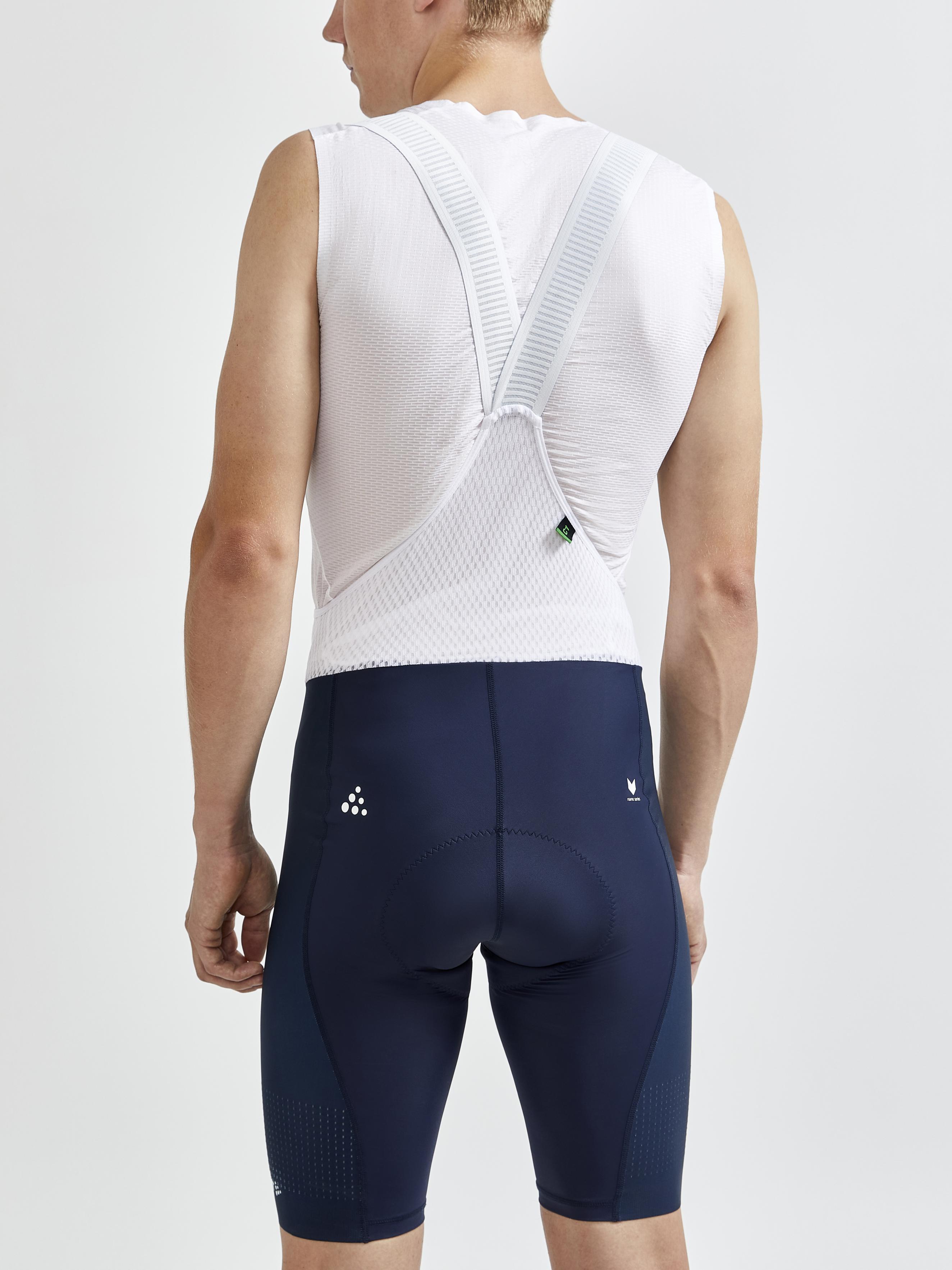 Men's PRO Nano Cycling Bib Shorts - High Performance Bike Shorts for Men, Breathable & Padded for Comfort - Ideal for Road Biking, Indoor Cycling & Triathlon Training