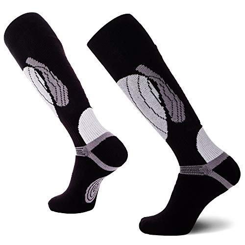 1 Pair - Black/Silver