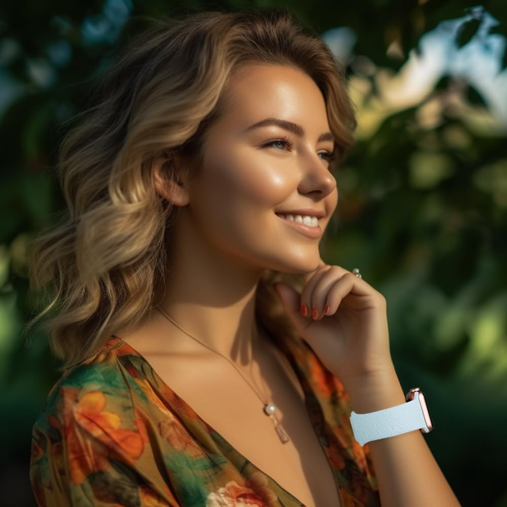 2-Pack Engraved Heart Pattern Apple Watch Bands - Compatible with 38mm 40mm 41mm 42mm 44mm 45mm 49mm - Soft Silicone Strap for iWatch Series 8/7/6/5/4/3/2/1/SE/Ultra - Stylish Unisex Accessory for Workout, Office & Everyday Wear