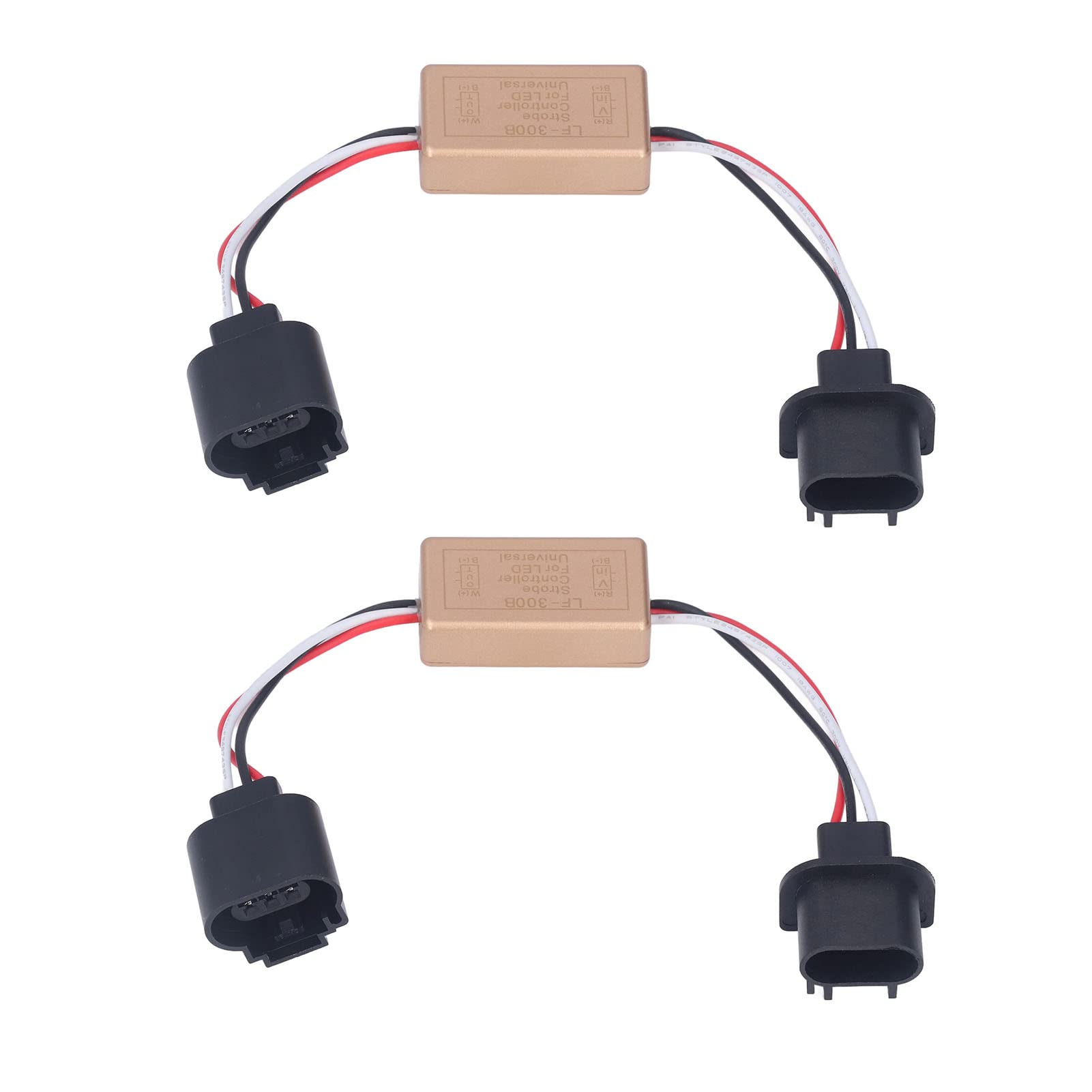 Qinlorgo 930V LED Strobe Flash Controller - 12V/24V Universal Flasher Module for Cars, Motorcycles, Trucks & Boats - Perfect for Emergency Lights, Warning Signals & Vehicle Customization