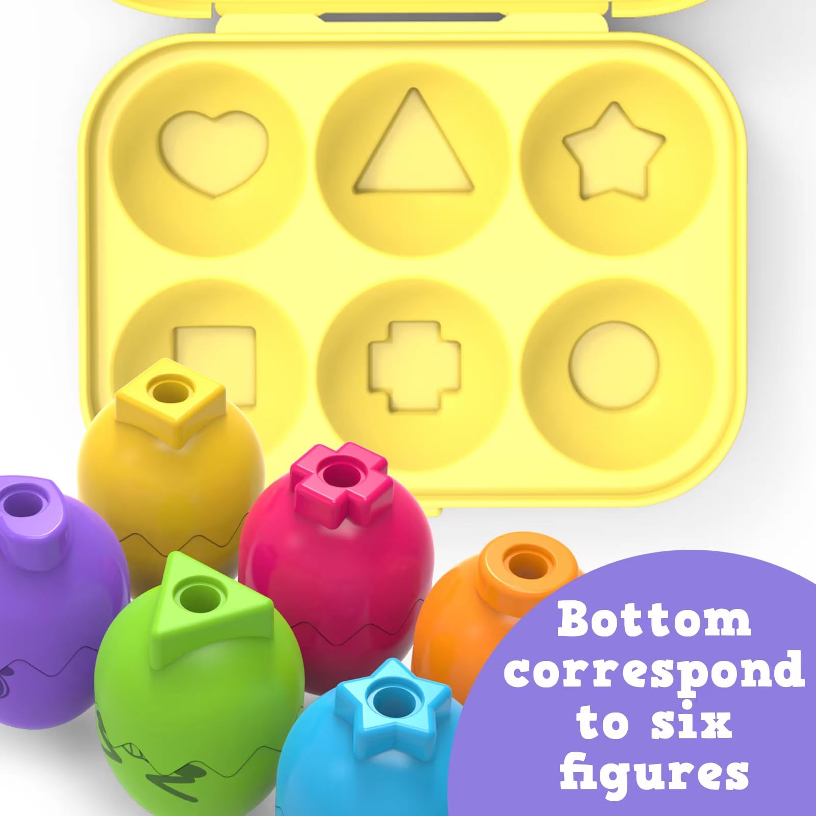Montessori Animal Matching Eggs Toy for Toddlers 1-3 Years - Easter Basket Stuffers & Learning Sorting Game for Babies 6-18 Months | Perfect for Easter Gifts, Early Childhood Education & Sensory Play