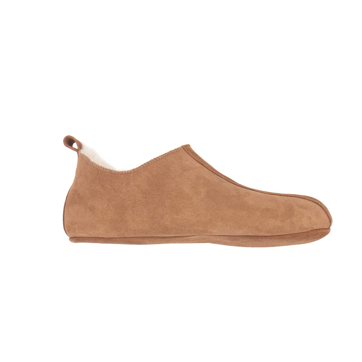 Surell - Women's Shearling Lamb Soft Sole Slippers with Cow Suede Shell & Sheepskin Insole (Natural) - Cozy House Shoes for Winter, Indoor/Outdoor Comfort, Gift for Her