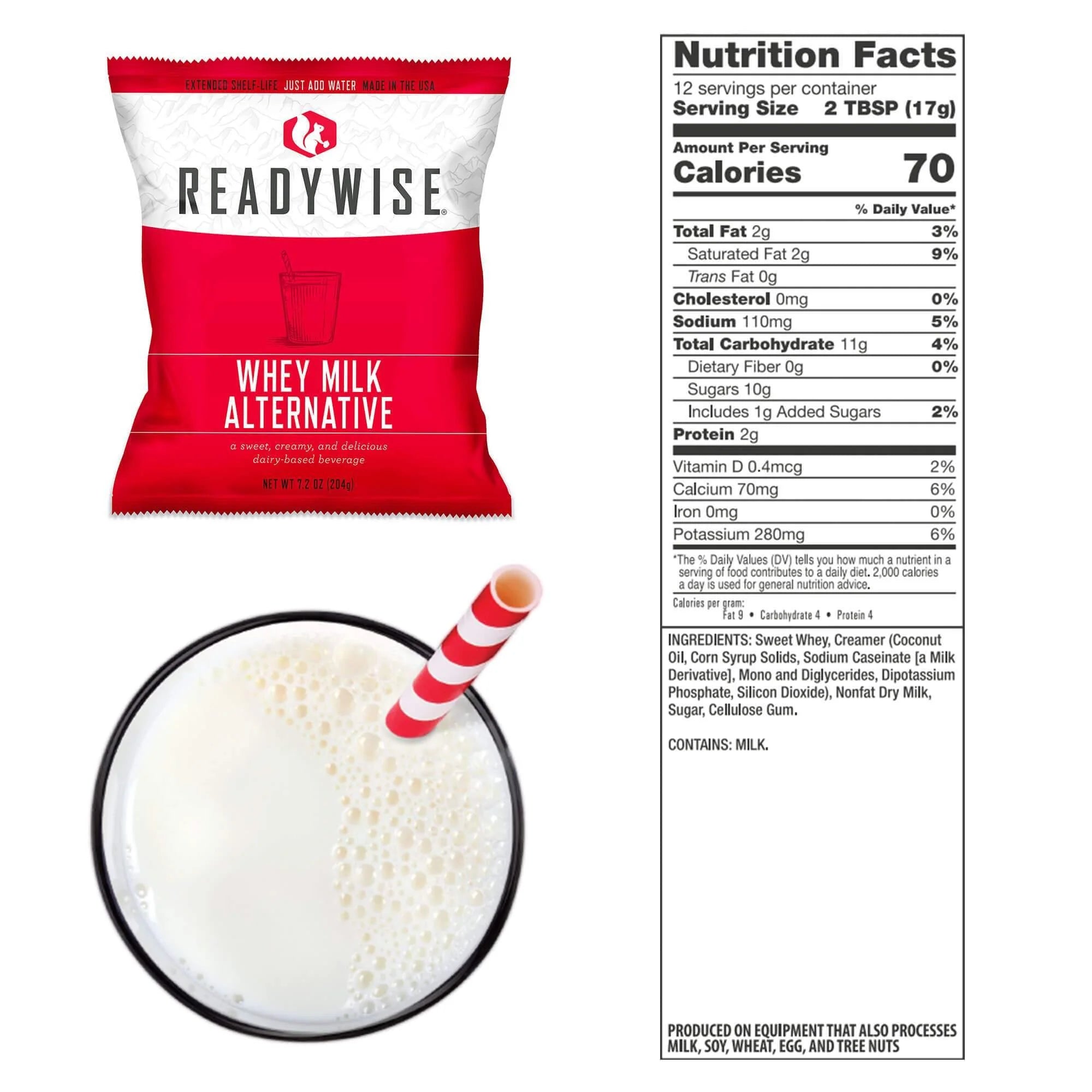 ReadyWise 72-Hour Emergency Survival Food Kit - 30 Servings of Freeze-Dried Meals & Drinks for Camping, Hiking, and Disaster Preparedness