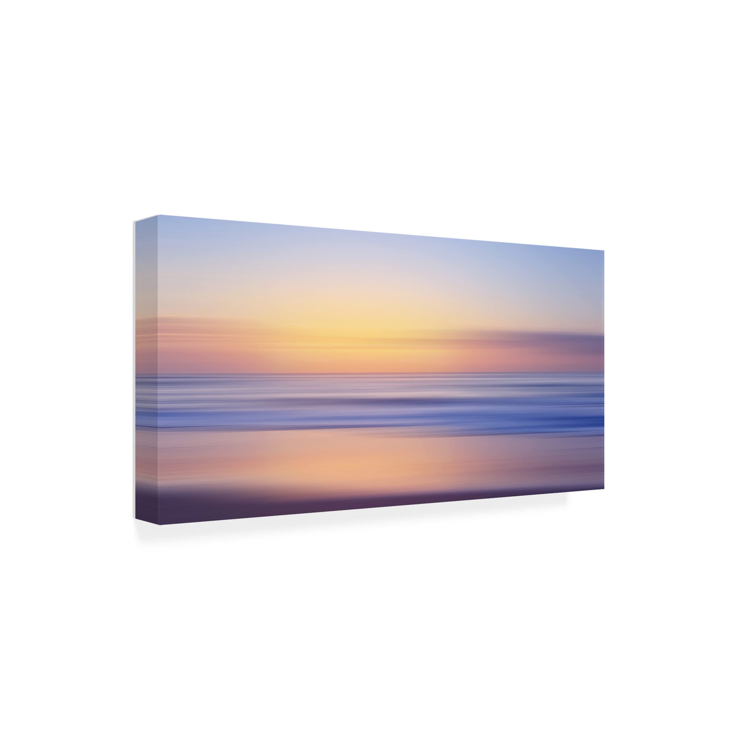 Trademark Fine Art 'Seaside Abstractions 8' Canvas Wall Art by Beata Czyzowska Young - Modern Coastal Painting for Living Room, Bedroom & Office Decor