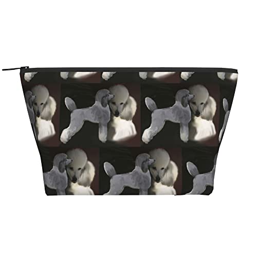 Poodles in Grey White