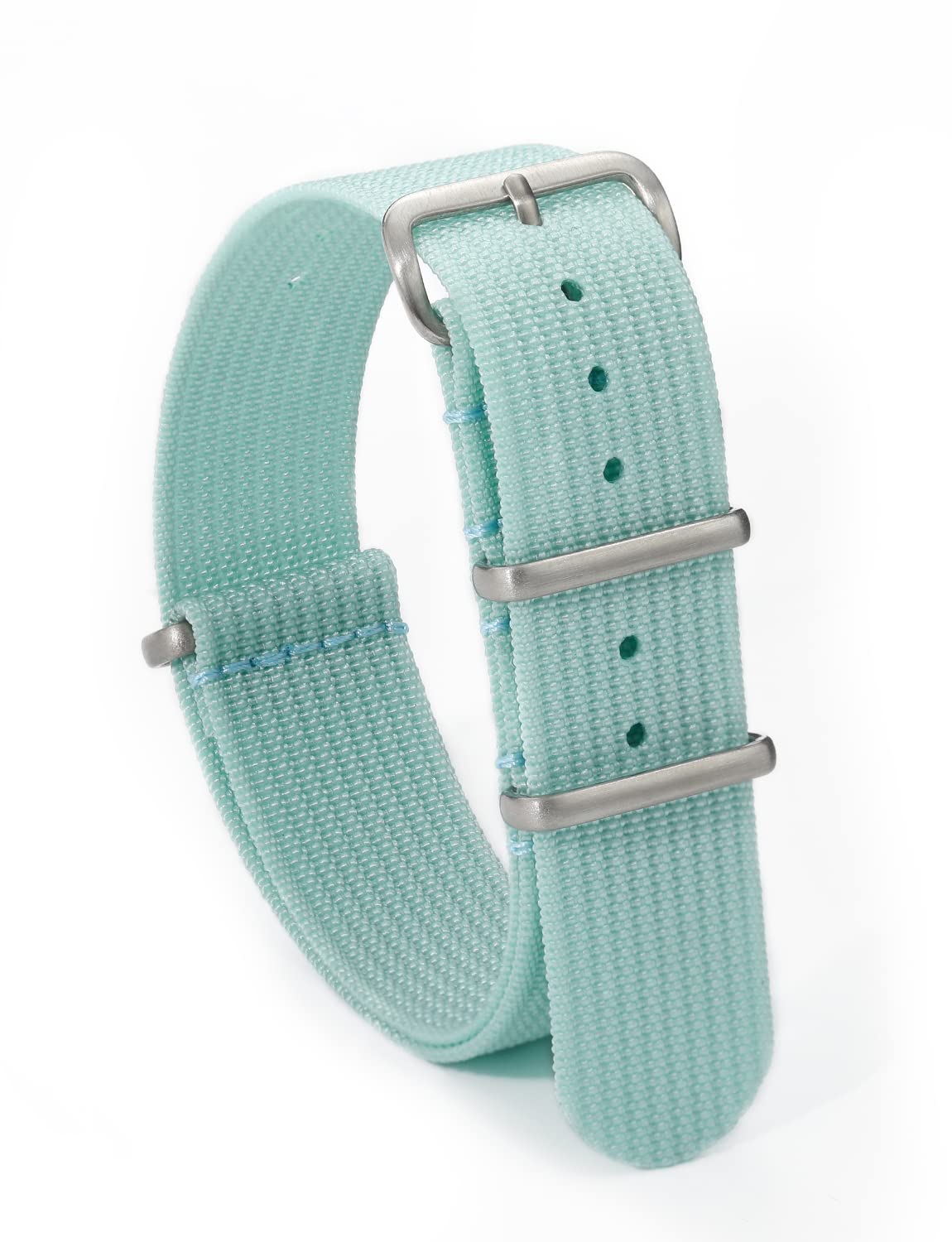 Nylon Watch Band 18mm 19mm 20mm 22mm 24mm - Waterproof Military Watch Straps with Stainless Steel Buckle for Men & Women - Perfect for Outdoor, Hiking, and Sports Activities