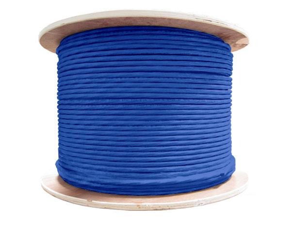 CAT6 Bulk Stranded Ethernet Cable 1000FT - Shielded Bare Copper CM 24 AWG for High-Speed Networking, Data Centers & Office Installations