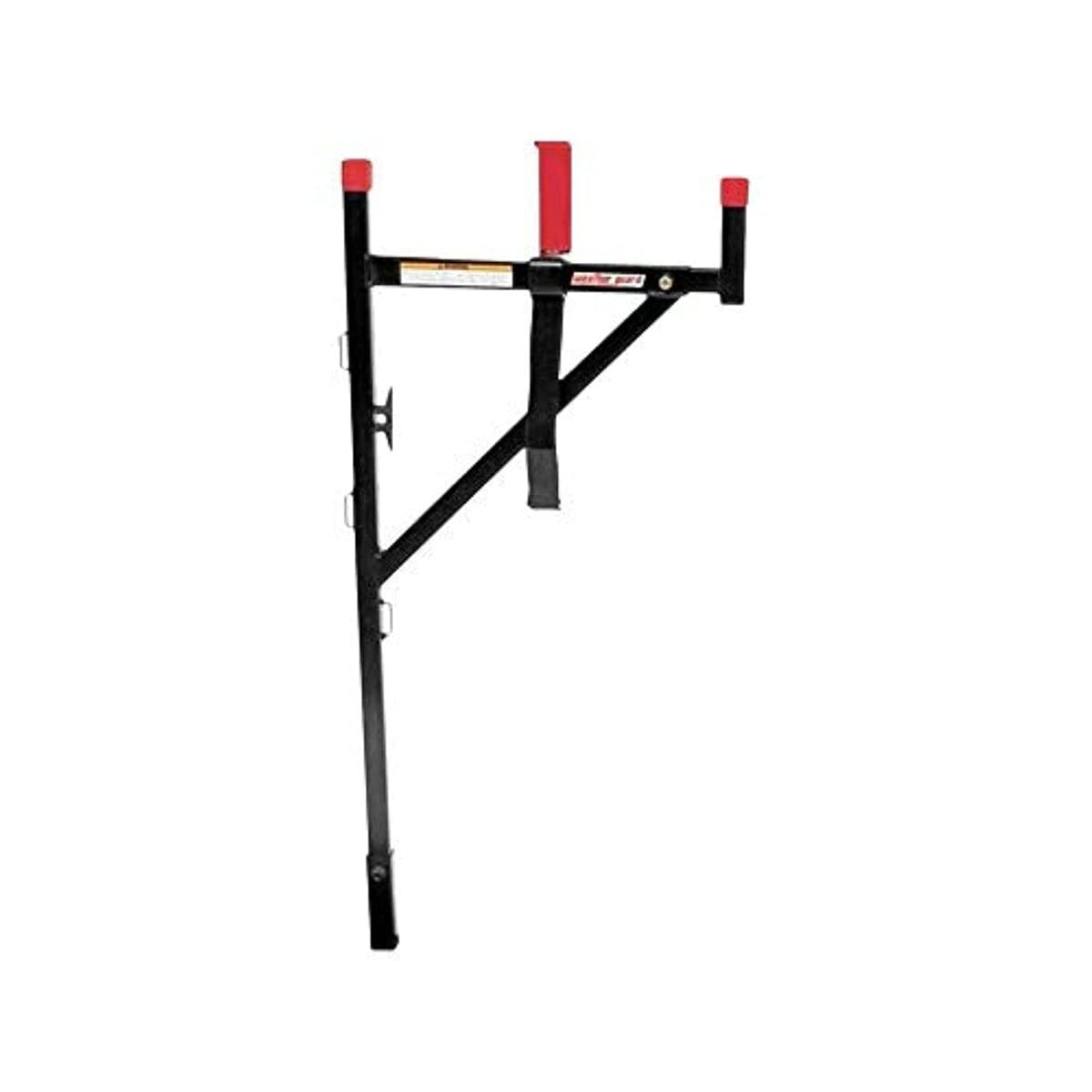 WEATHER GUARD Black Rear Ladder Rack for 1450 Series (1/2 Set) - Heavy Duty Truck Accessory for Construction & Roofing Professionals