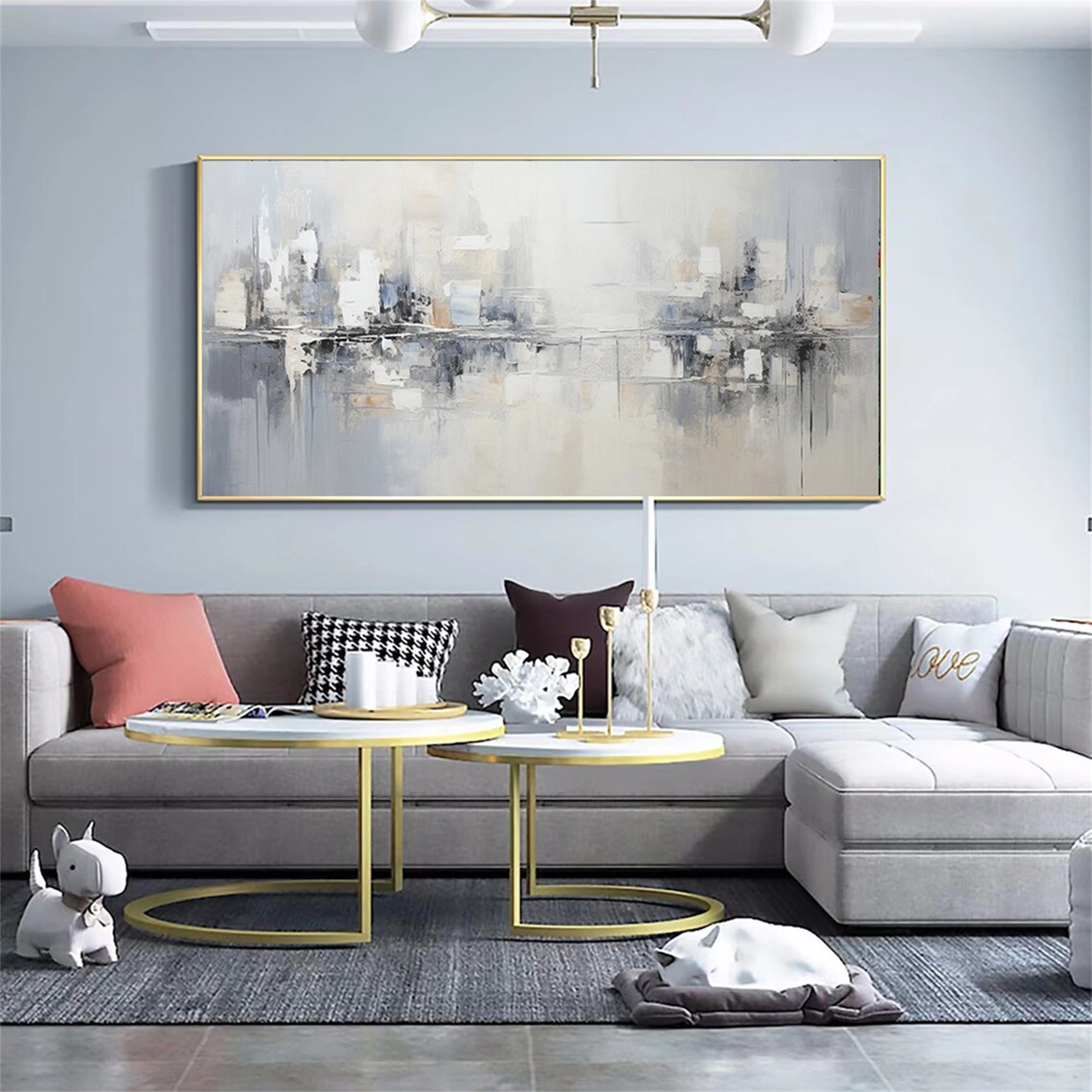 Urban Landscape Painting #UL 023 - Modern Wall Art for Home & Office Decor - Perfect for Living Room, Bedroom or Workspace