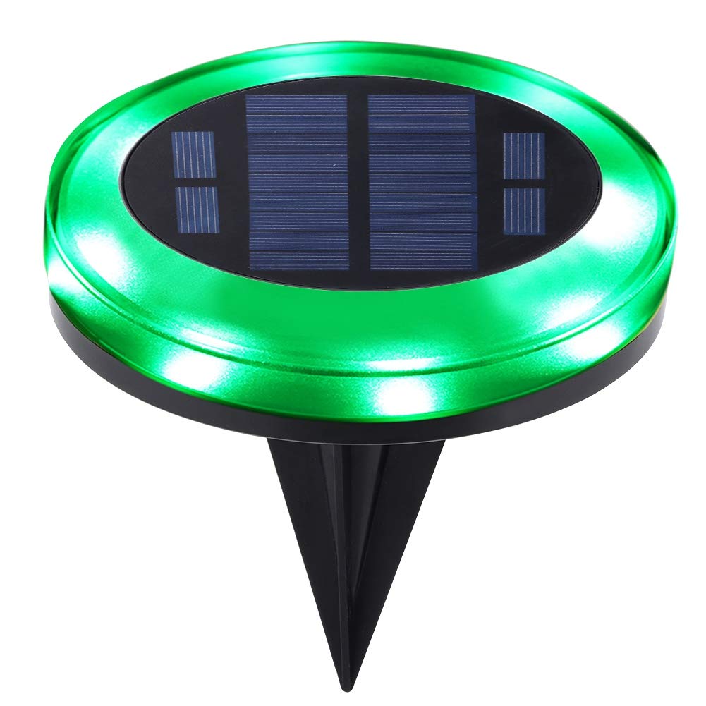 Alvinlite 12LED Solar Powered Underground Lights - Waterproof Buried Landscape Lighting for Lawn, Garden, Pathway | Outdoor Decorative Solar Lights for Yard, Driveway, Walkway