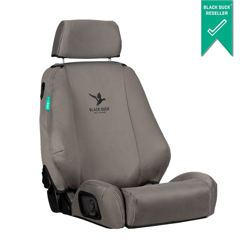 Premium Black Duck Denim Grey Seat Covers for LDV V80 Van & Cab Chassis (2013-Present) - Durable Protection for Work Vans, Delivery Vehicles & Commercial Use