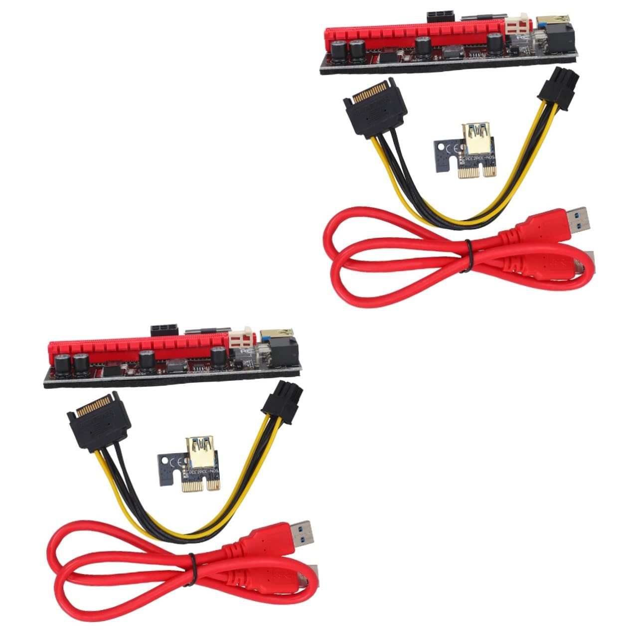Mikikit 2 Pack External Laptop GPU Graphics Card for Mining & Gaming - Upgrade Notebook Performance for Cryptocurrency Mining & HD Gaming - Perfect for Gaming Laptops, Workstations & Crypto Mining Rigs