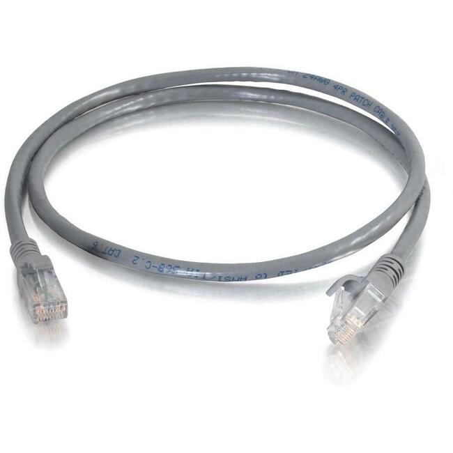 100Ft Cat6 Snagless UTP Unshielded Ethernet Network Patch Cable (TAA Compliant) - Gray | High-Speed Internet & Gaming Cable for Home, Office & Data Centers