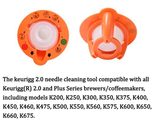 **Keurig 2.0 Needle Cleaning Tool (2 Pack) – Prevent Clogging & Remove Coffee Grounds – Compatible with Keurig Brewers & Coffee Makers – Perfect for Home, Office & Kitchen Use**