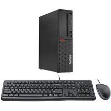 Lenovo ThinkCentre M720S SFF Desktop PC - Intel Core i5-8500 8th Gen 3.0GHz, 8GB RAM, 256GB SSD, Windows 11 Pro | USB-C/Thunderbolt, WiFi, DisplayPort, VGA | Includes Keyboard & Mouse | Certified Refurbished with 1-Year Warranty | Perfect for Home Office, Business Workstations & Remote Work