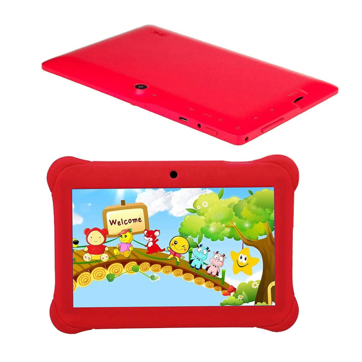 Jojofuny 2-Pack 7-Inch Educational Kids Tablet - Interactive Learning Tablet for Children Ages 3-8 | Perfect for Homeschooling, Travel & Early Childhood Development