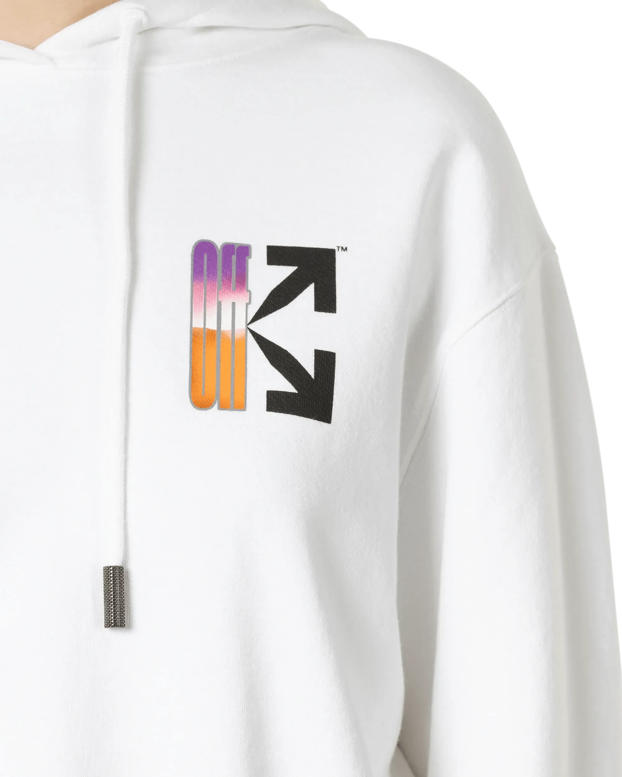 Gradient Cropped Hoodie for Women & Men - Stylish Pullover Sweatshirt for Casual Wear, Street Fashion & Loungewear