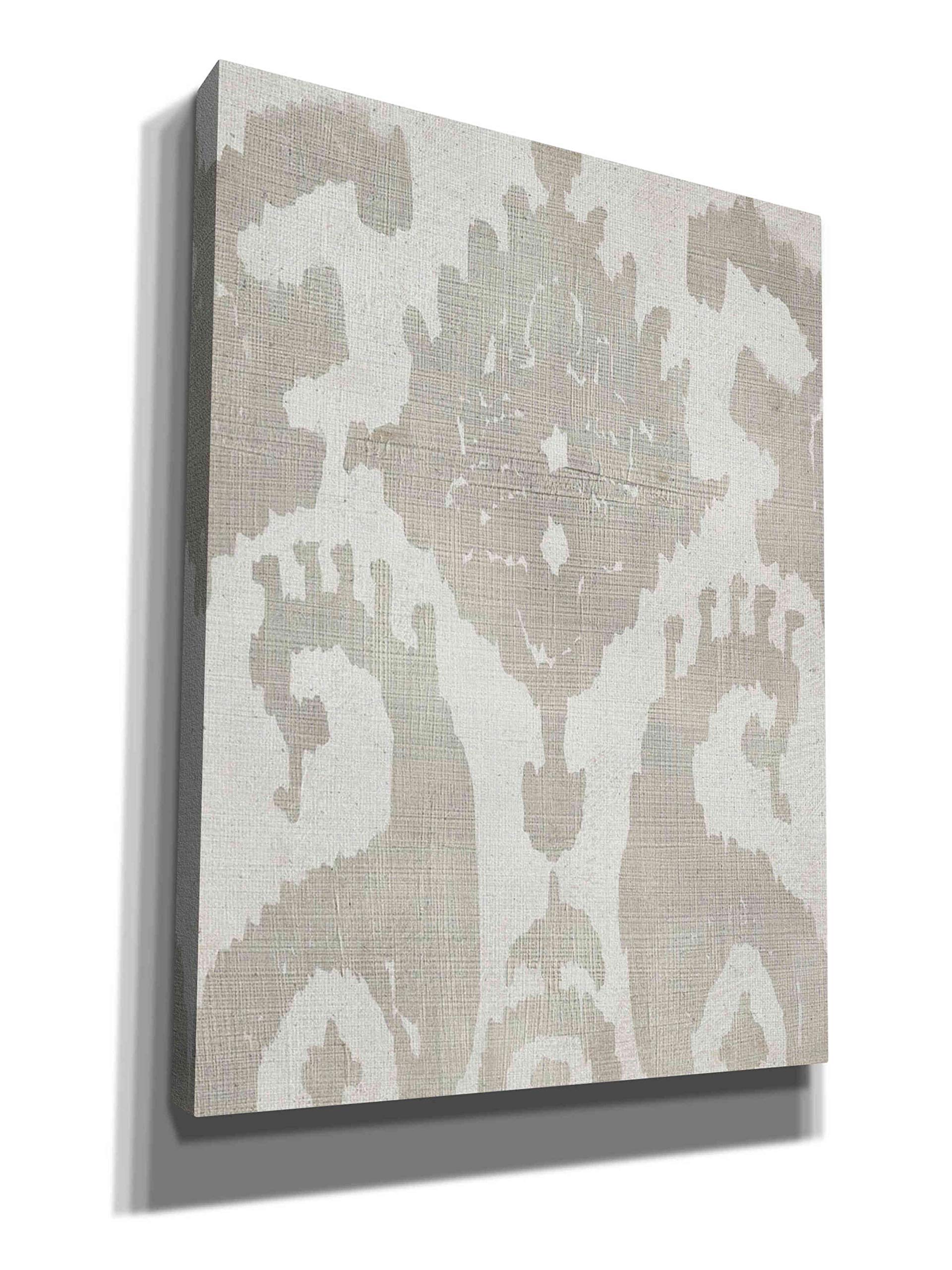 Epic Graffiti 'Shadow Ikat V' by Chariklia Zarris - 12x16 Inch Canvas Wall Art for Modern Home & Office Decor - Perfect for Living Rooms, Bedrooms & Creative Spaces