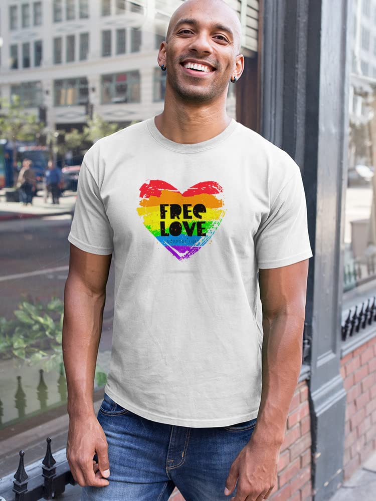 LGBTQ+ Pride Rainbow T-Shirt for Men - Support Love & Equality - Perfect for Pride Parades, Festivals & Everyday Wear