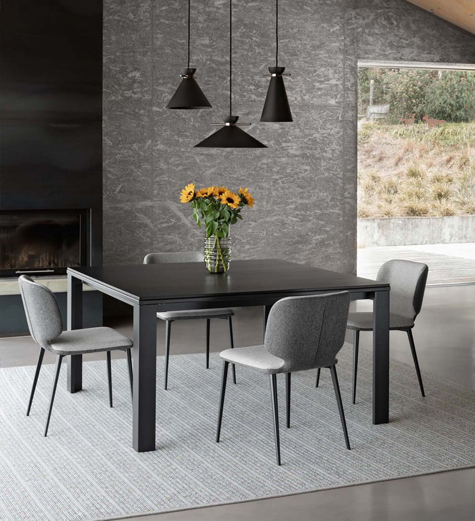 Midj Marcopolo Extendable Dining Table - Expandable Wooden Table for 6-10 People - Perfect for Family Dinners & Entertaining Guests
