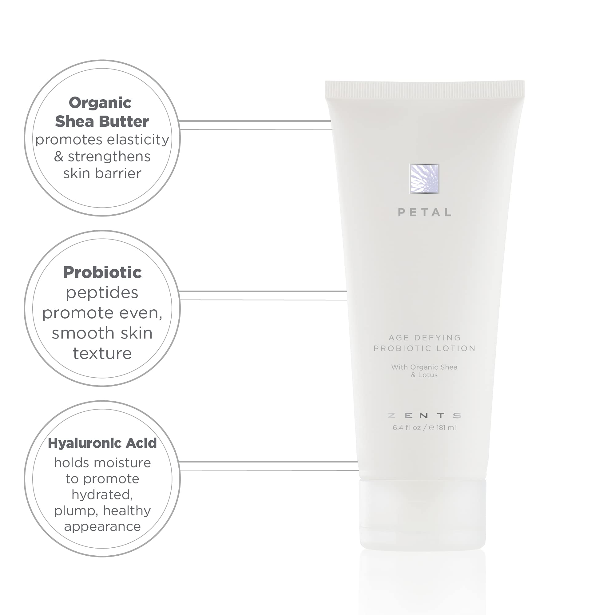 **Zents Body Lotion & Cashmere Oil Set (Petal) – Anti-Aging Probiotic Moisturizer with Organic Coconut Oil – Hydrates, Softens & Repairs Dry Skin – Perfect for Daily Skincare & Spa Treatments**
