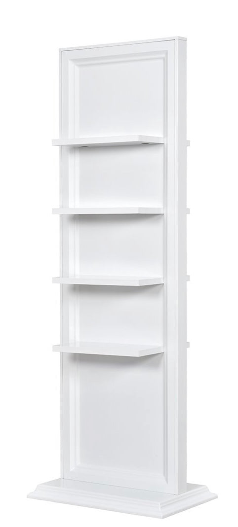 Gondola Free Standing Double Retail Display Shelf - Sturdy Store Shelving Unit for Clothing, Shoes & Accessories - Perfect for Boutiques, Malls & Retail Stores