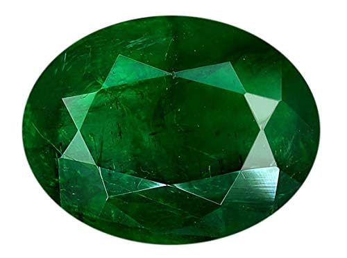 3.00 Carat Natural Unheated Untreated AA++ Certified Emerald Loose Gemstone for Jewelry Making - Engagement Rings, Necklaces & Earrings