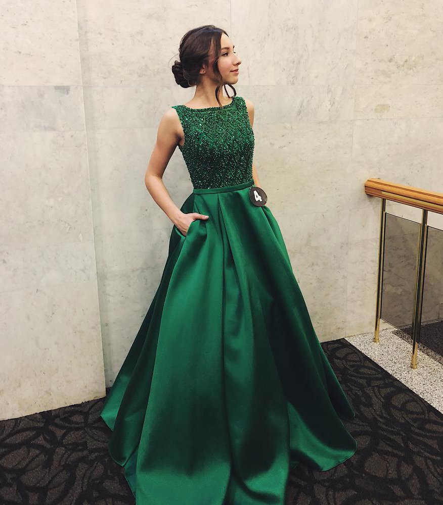 Sarahbridal Women's Elegant Long Beaded Pearl Prom Evening Dress 2022 - Perfect for Wedding, Party & Ball Gown Occasions