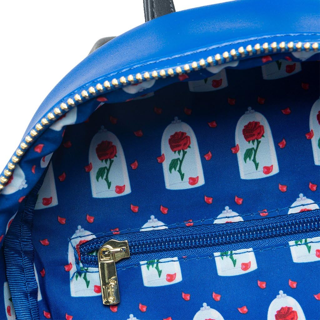 Disney Beauty and the Beast Prince Adam Themed Women's Backpack - Loungefly Official Cosplay Purse for Disney Fans, Collectors & Theme Park Visits