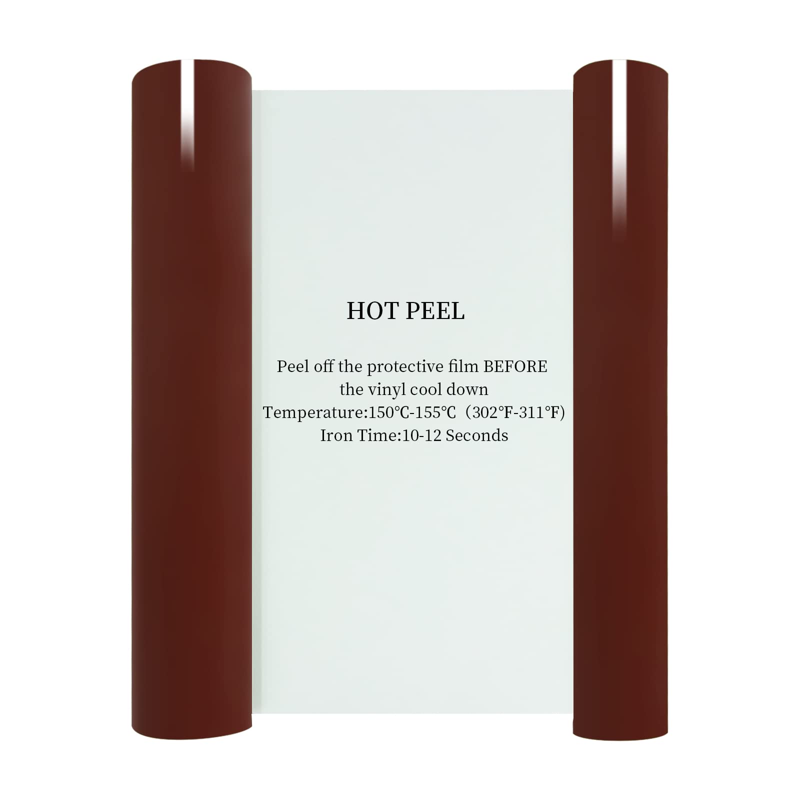 GIRAFVINYL Brown Heat Transfer Vinyl Roll 12