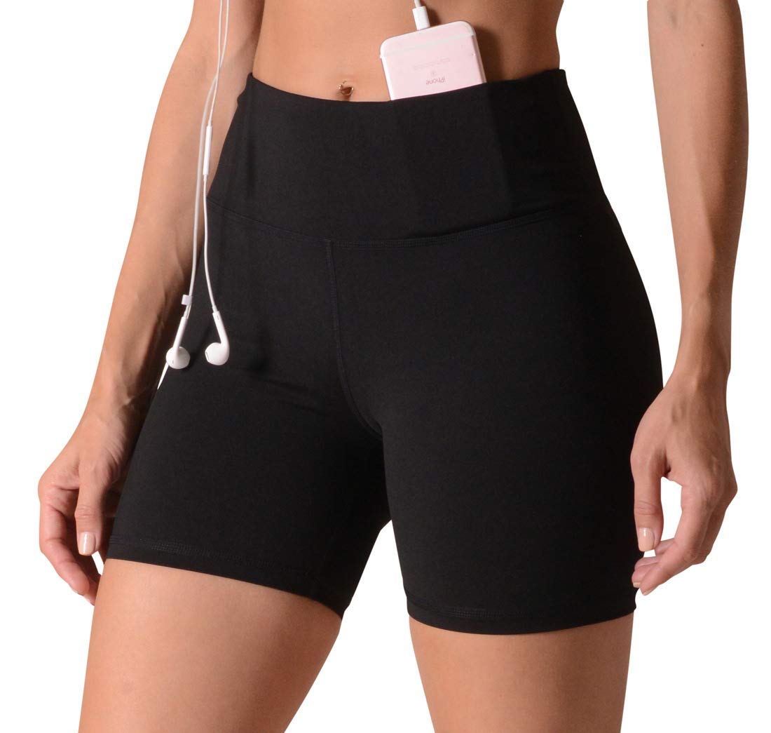 Women's High Waist Workout Leggings - Super Stretchy Gym Yoga Pants for Running, Fitness & Lounge | Classic Basic Tummy Control Athletic Wear
