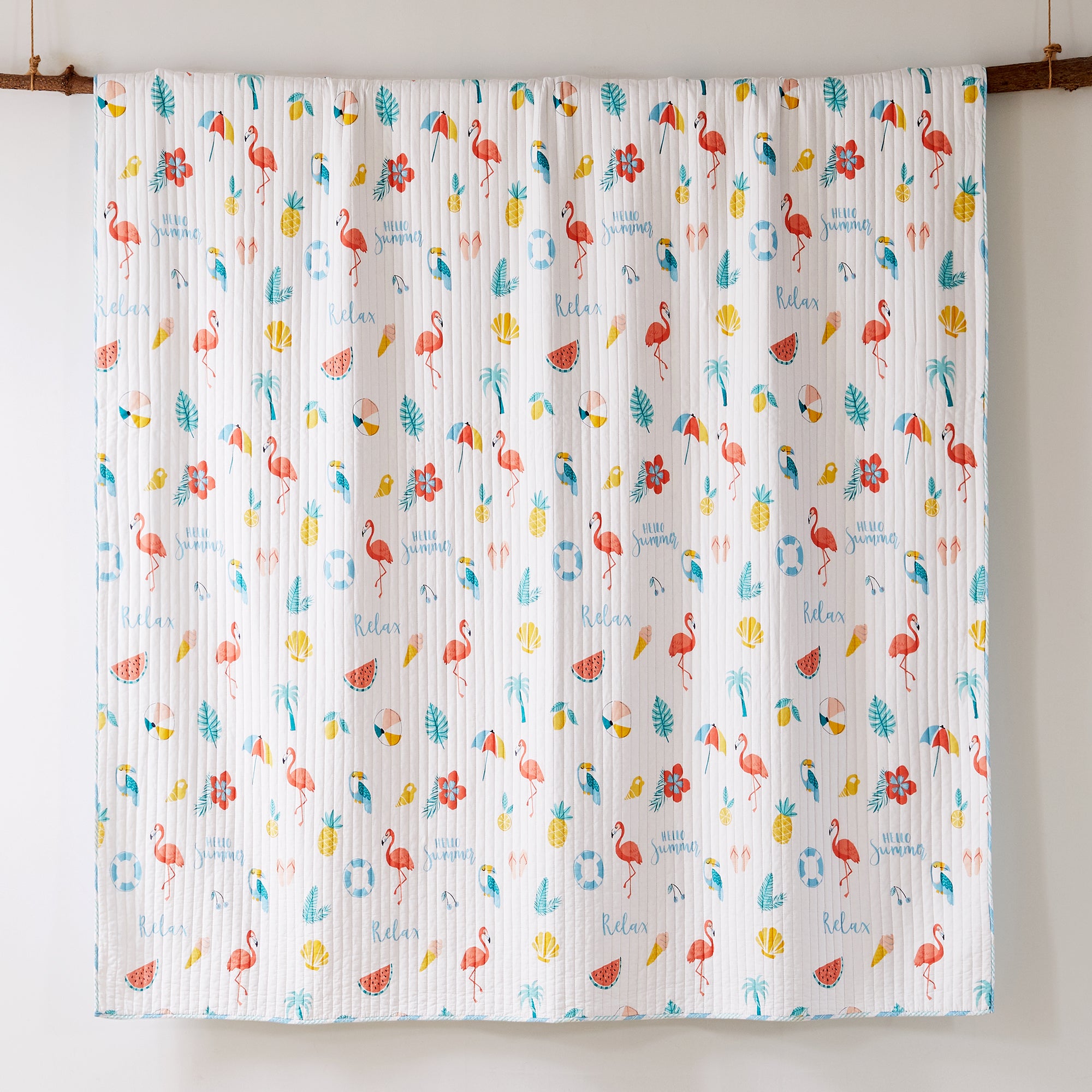 Breathable Summer Quilt Set - Lightweight & Cooling Bedding for Hot Weather - Perfect for Bedroom, Guest Room, and Vacation Homes