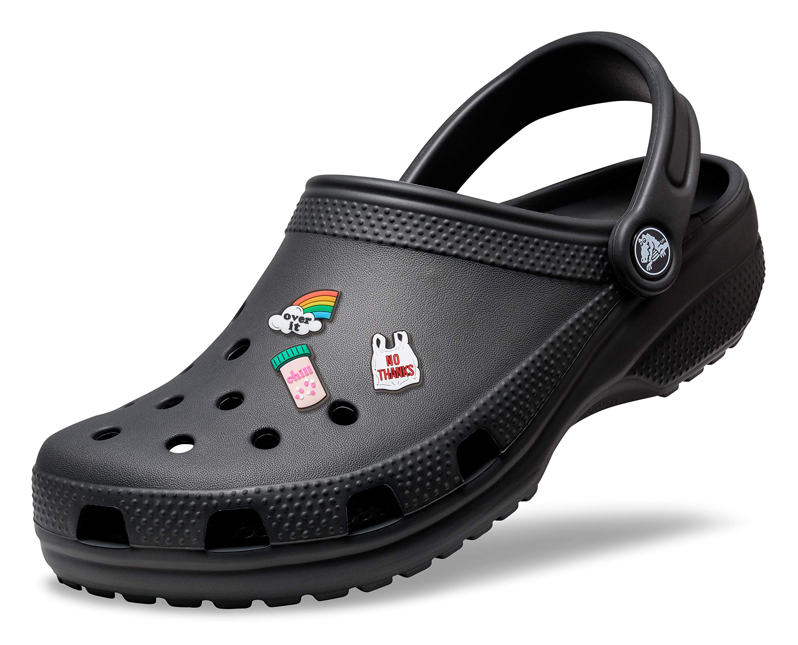 Comfortable Crocs Classic Clogs for Men & Women with 3-Pack Jibbitz Charms - Perfect for Casual Wear, Outdoor Activities & Home Relaxation