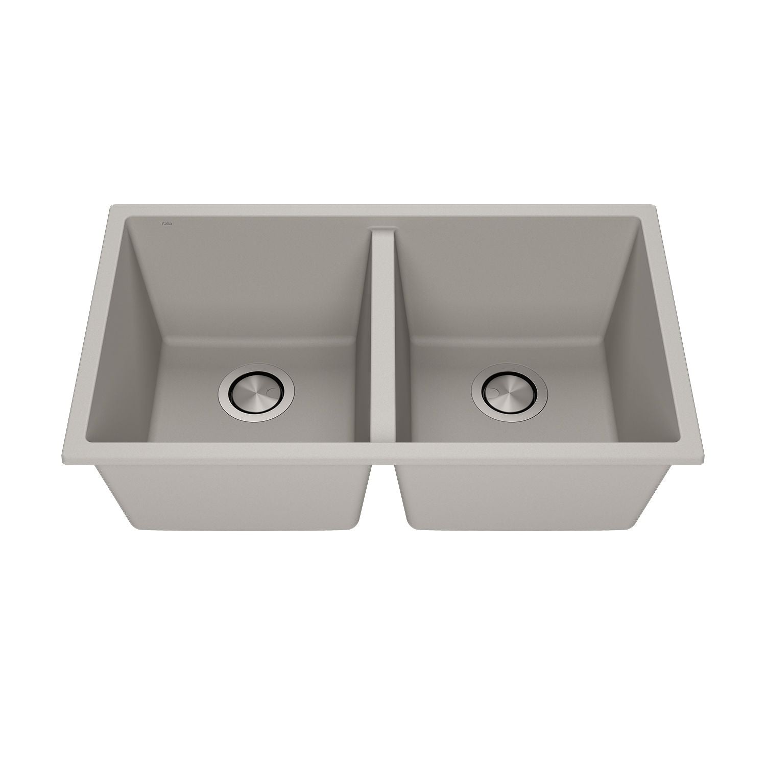 KALIA 31-Inch 50/50 Double Bowl Kitchen Sink - Stainless Steel - 3 Color Options for Modern Home & Restaurant Use