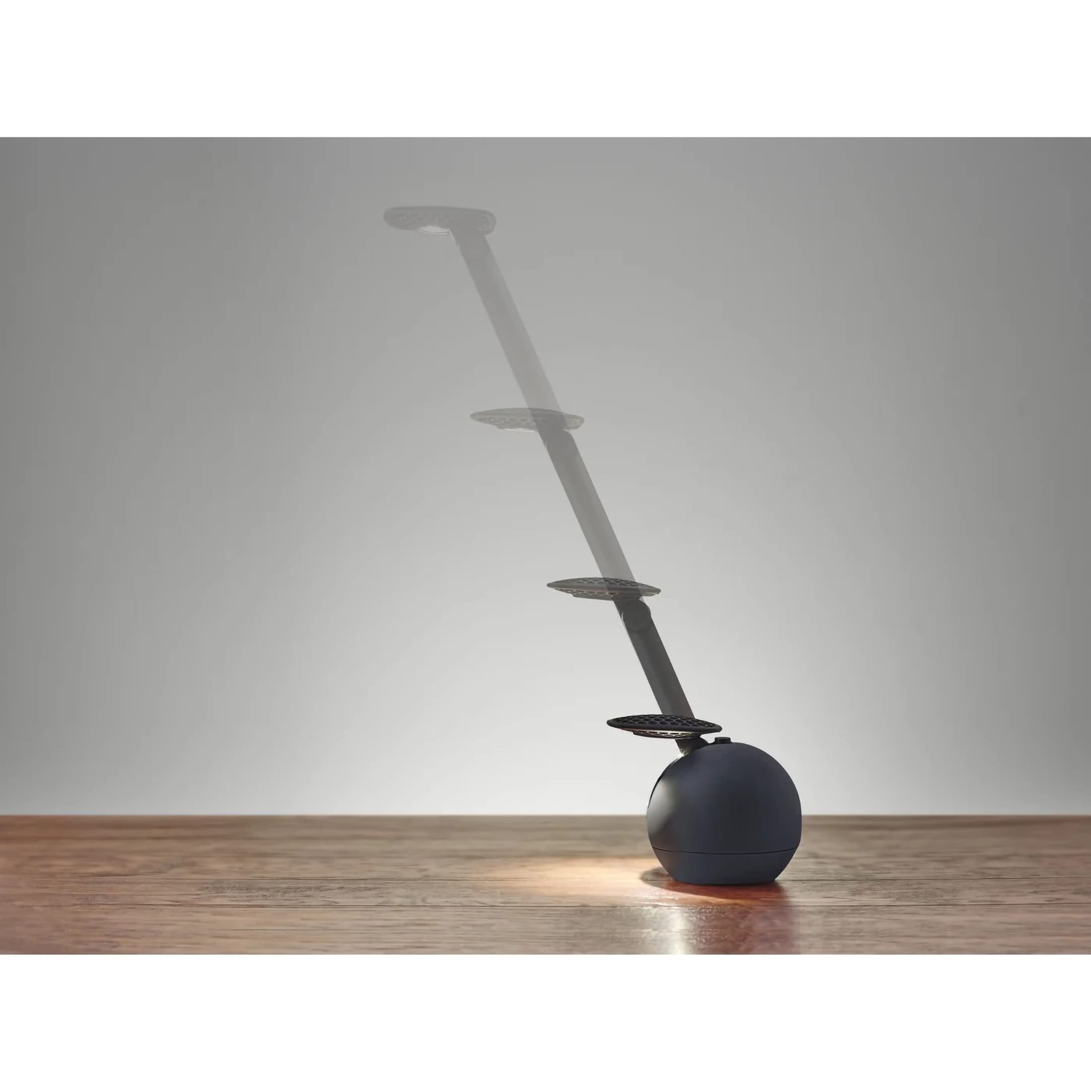 ADS360 AD9000-01 Kiu LED Desk Lamp, Matte Black - Adjustable Brightness Eye-Caring Study Light for Office, Reading & Home Workspace