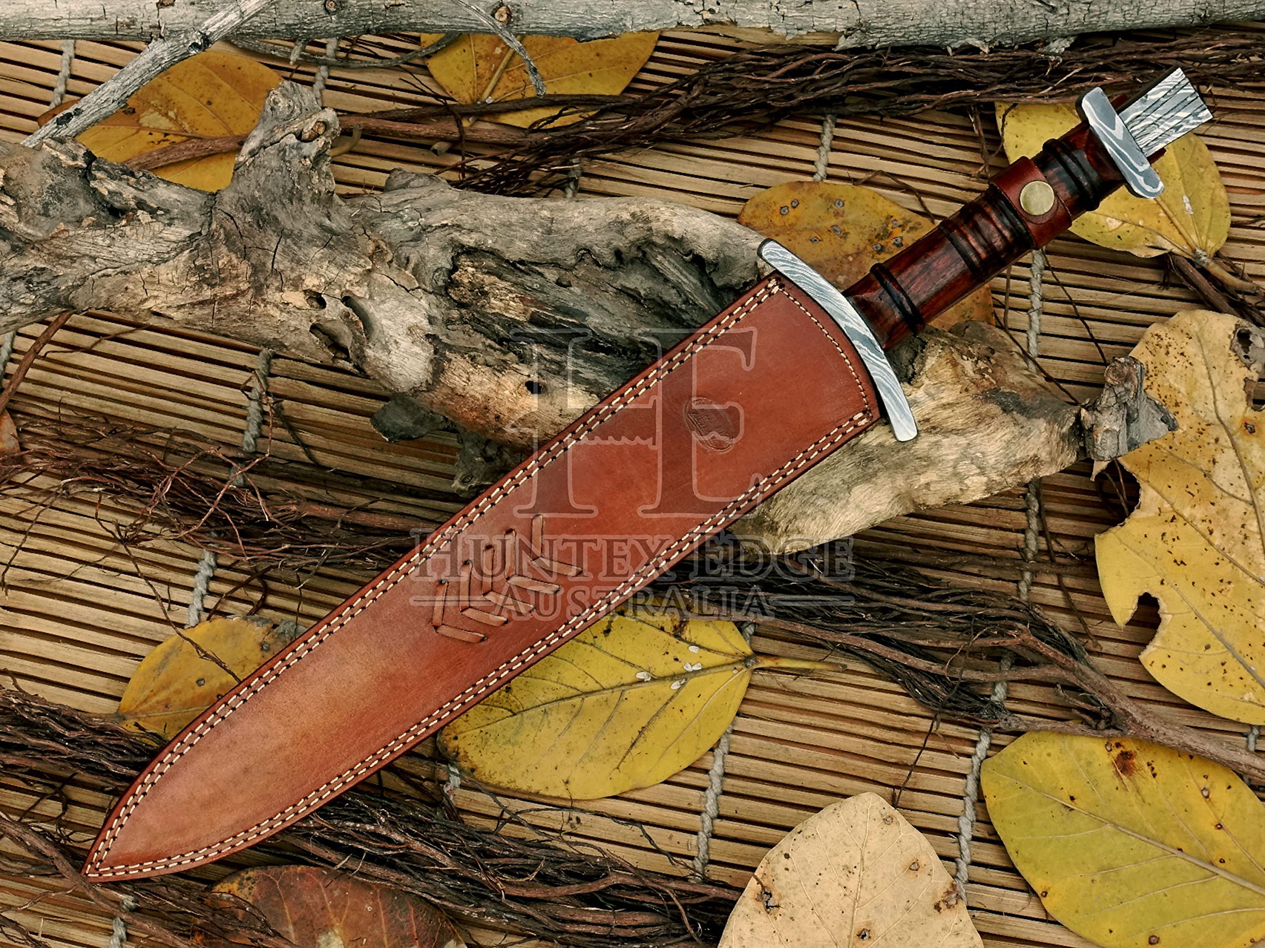HUNTEX Damascus Steel Dagger - 22