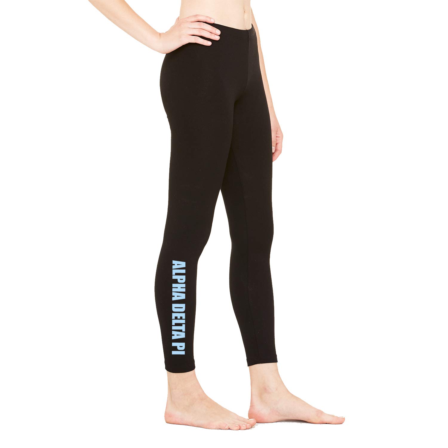 Alpha Delta Pi Leggings - High Waist Yoga Pants for Women, Comfortable Workout Leggings, Stretchy Gym Tights - Perfect for Yoga, Running, and Casual Wear