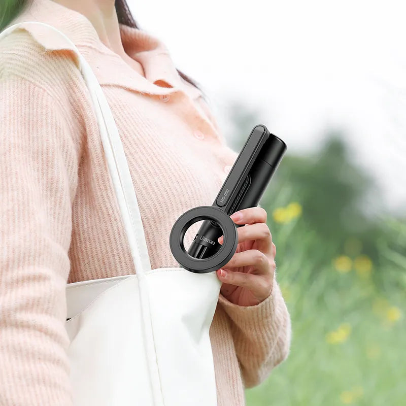 Ulanzi MG 002 Magnetic Phone Selfie Stick Tripod with Max M001B - Portable Travel Tripod for iPhone & Android, Perfect for Vlogging, Live Streaming & Outdoor Photography