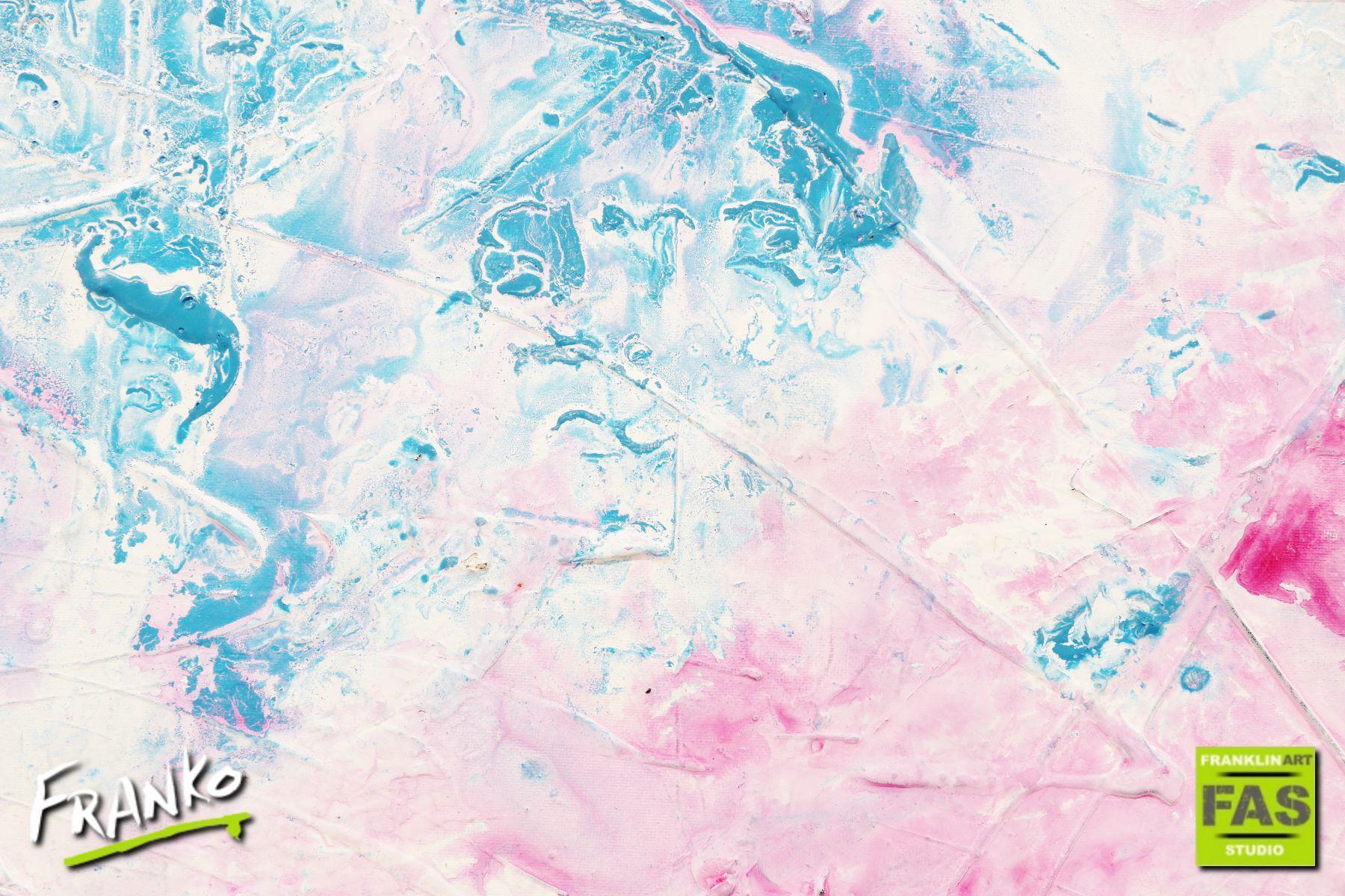 Blossom Possum 200cm x 80cm White Pink Abstract Canvas Art - Modern Wall Decor for Living Room, Bedroom & Office