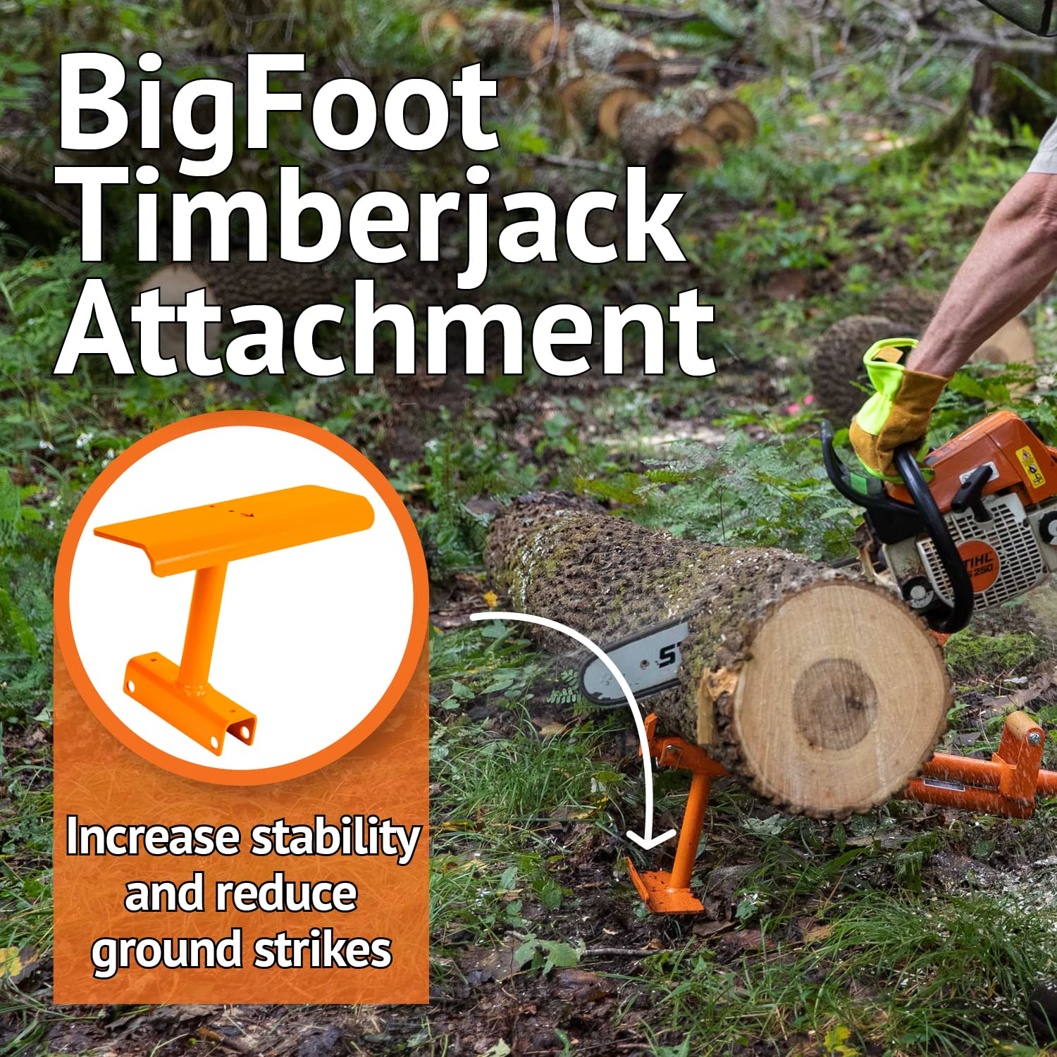 LogOX 3-in-1 Forestry Multitool - Patented Log Hauler, Cant Hook & Timberjack for Firewood Harvesting | Reduces Back Strain & Heating Costs | Durable USA-Made Hand Tool for Camping, Wood Splitting & Outdoor Survival
