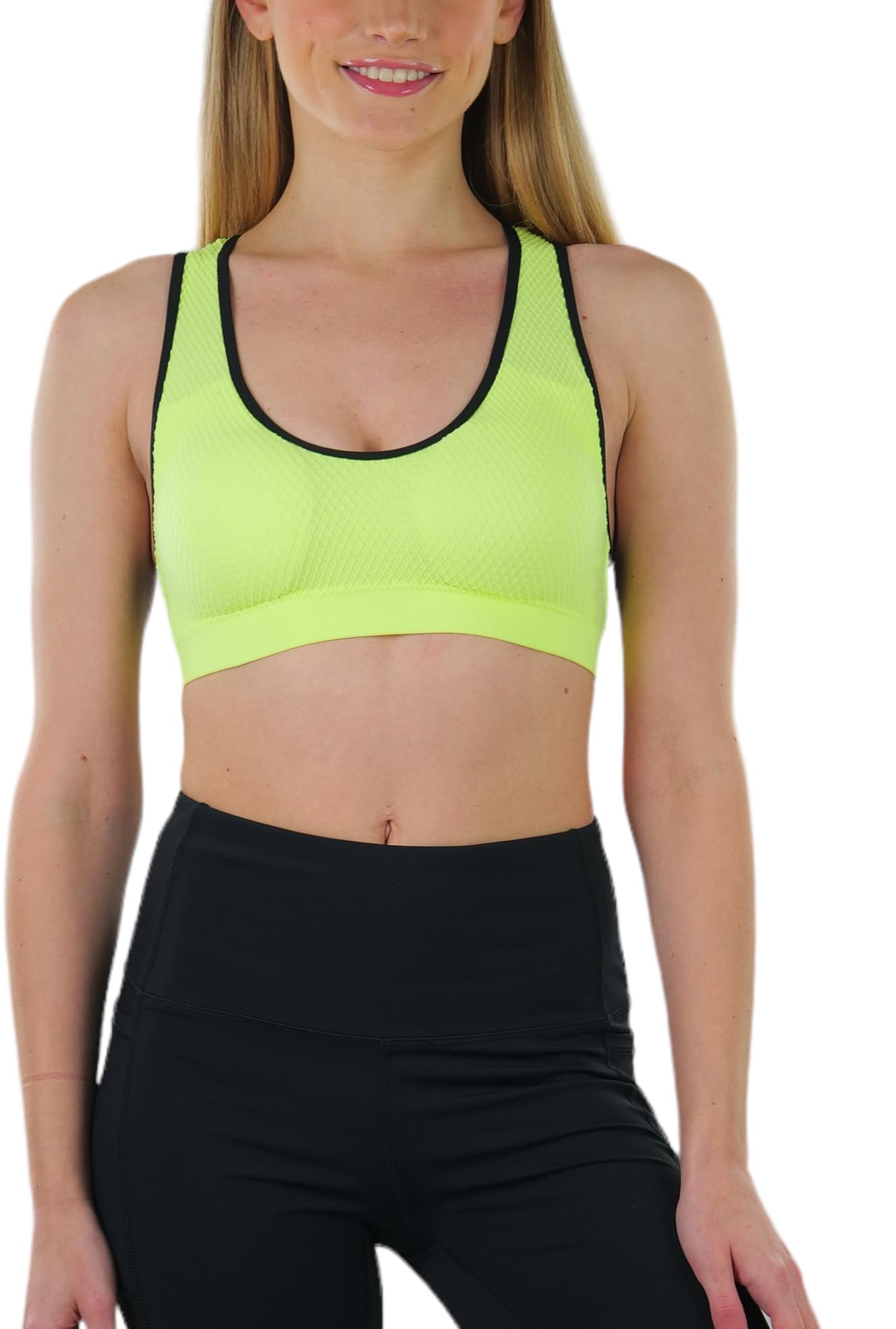 ToBeInStyle Women’s Seamless Supportive Wire-Free Sports Bras & Bralettes - Comfortable Yoga, Gym & Lounge Wear for Active Women