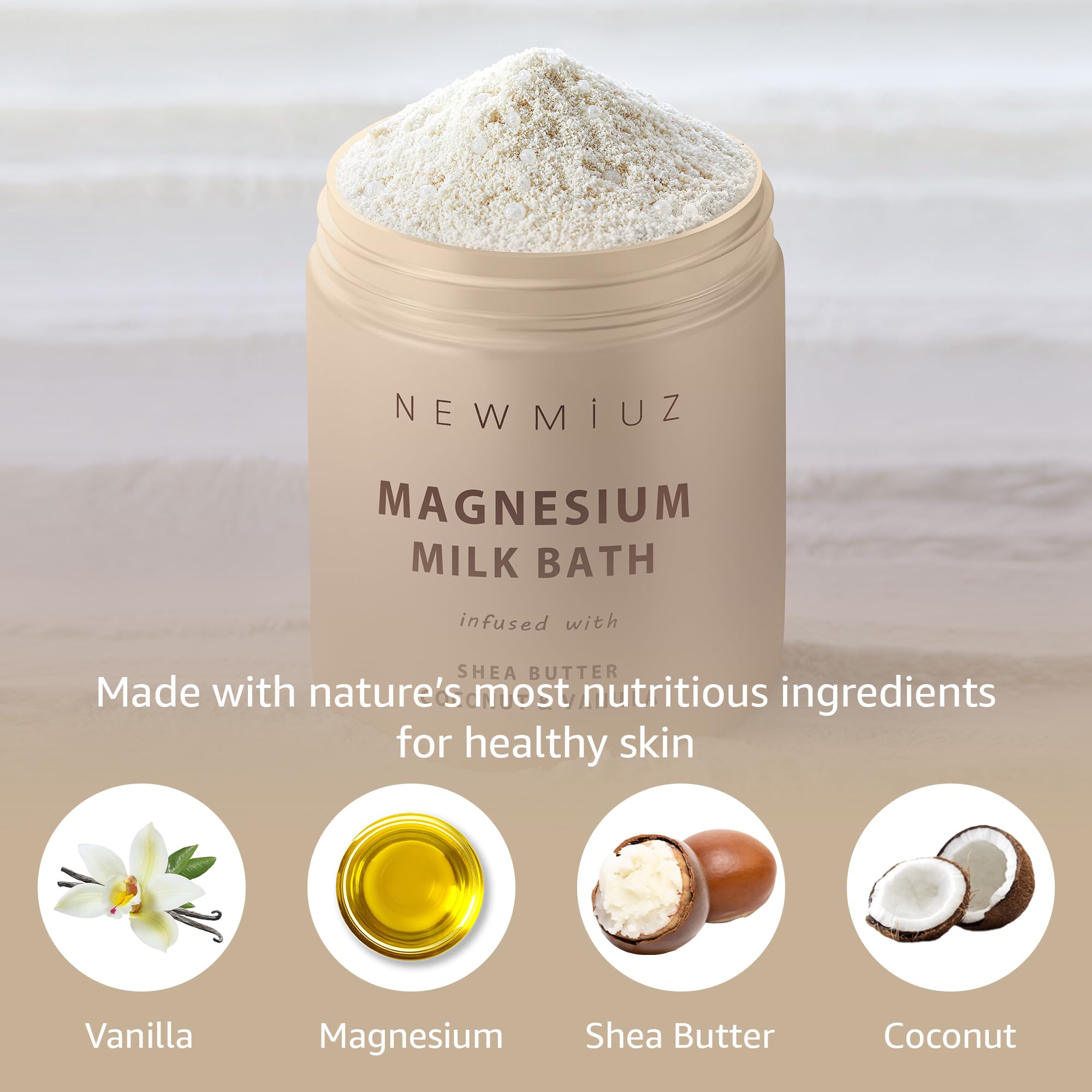 Premium Magnesium Bath Set - Pack of 2 for Relaxation & Muscle Recovery | Spa & Home Wellness Gift