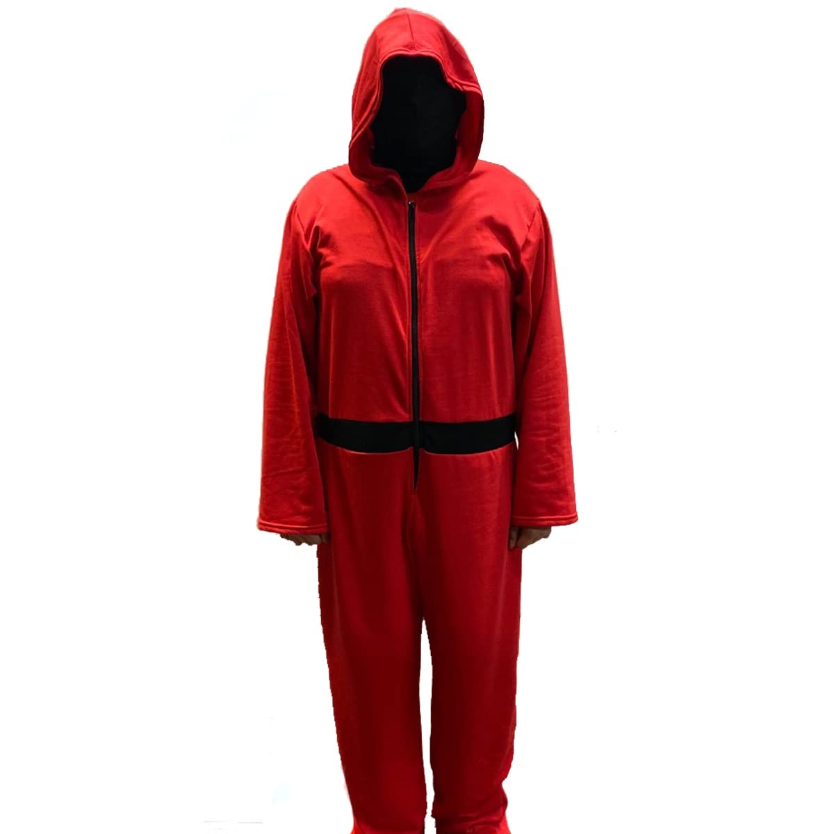Korean Guard Red Jumpsuit Child Unisex Halloween Costume - Perfect for Cosplay, School Plays, and Themed Birthday Parties