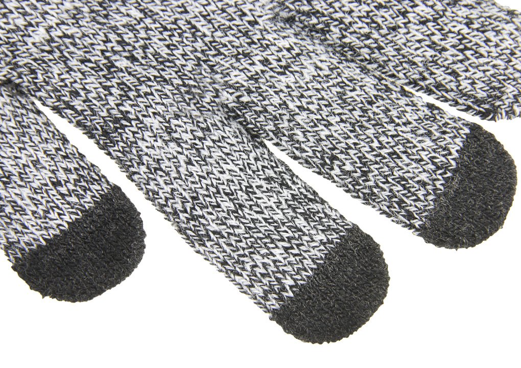 Men's Winter Full Finger Touchscreen Gloves - Warm Knitted Thermal Gloves with Smartphone Touch Capability, Washable & Durable for Outdoor Activities, Skiing, and Daily Commute