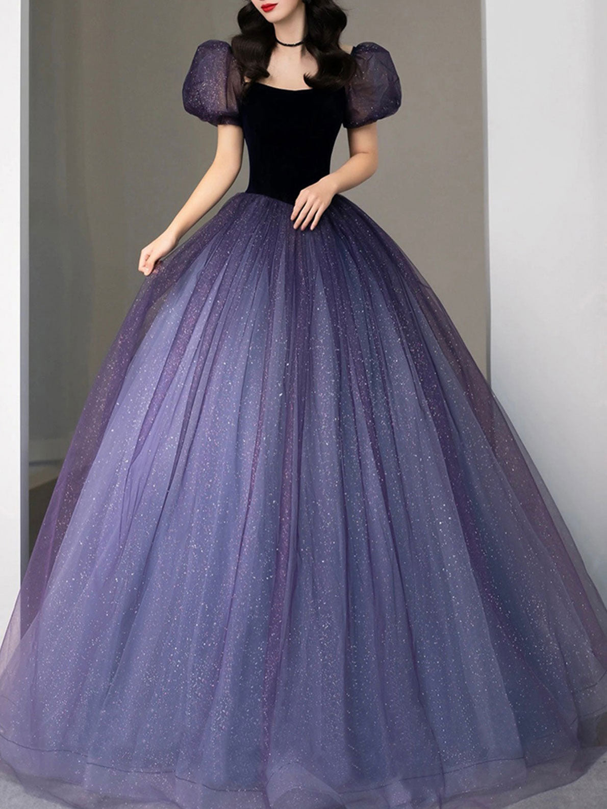 Elegant Purple Long Prom Dress with Ball Gown Silhouette - Perfect for Graduation, Sweet 16, Homecoming & Formal Events
