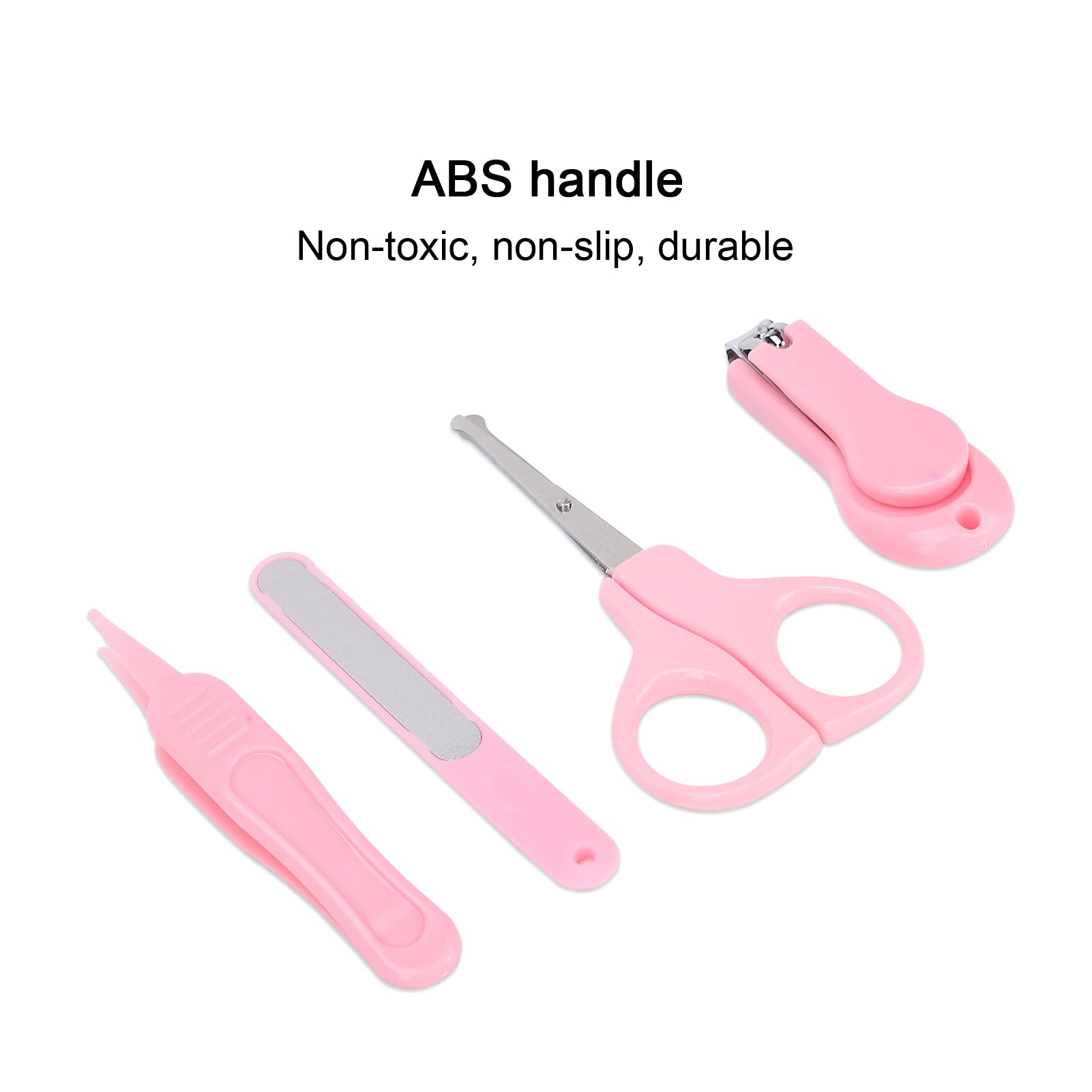 Safe & Gentle Baby Nail Clippers Set - Newborn Infant Toddler Nail Care Kit with Rounded Scissors & Nail File - Perfect for Newborns 0-24 Months - Ideal for Baby Grooming & Safe Nail Trimming at Home