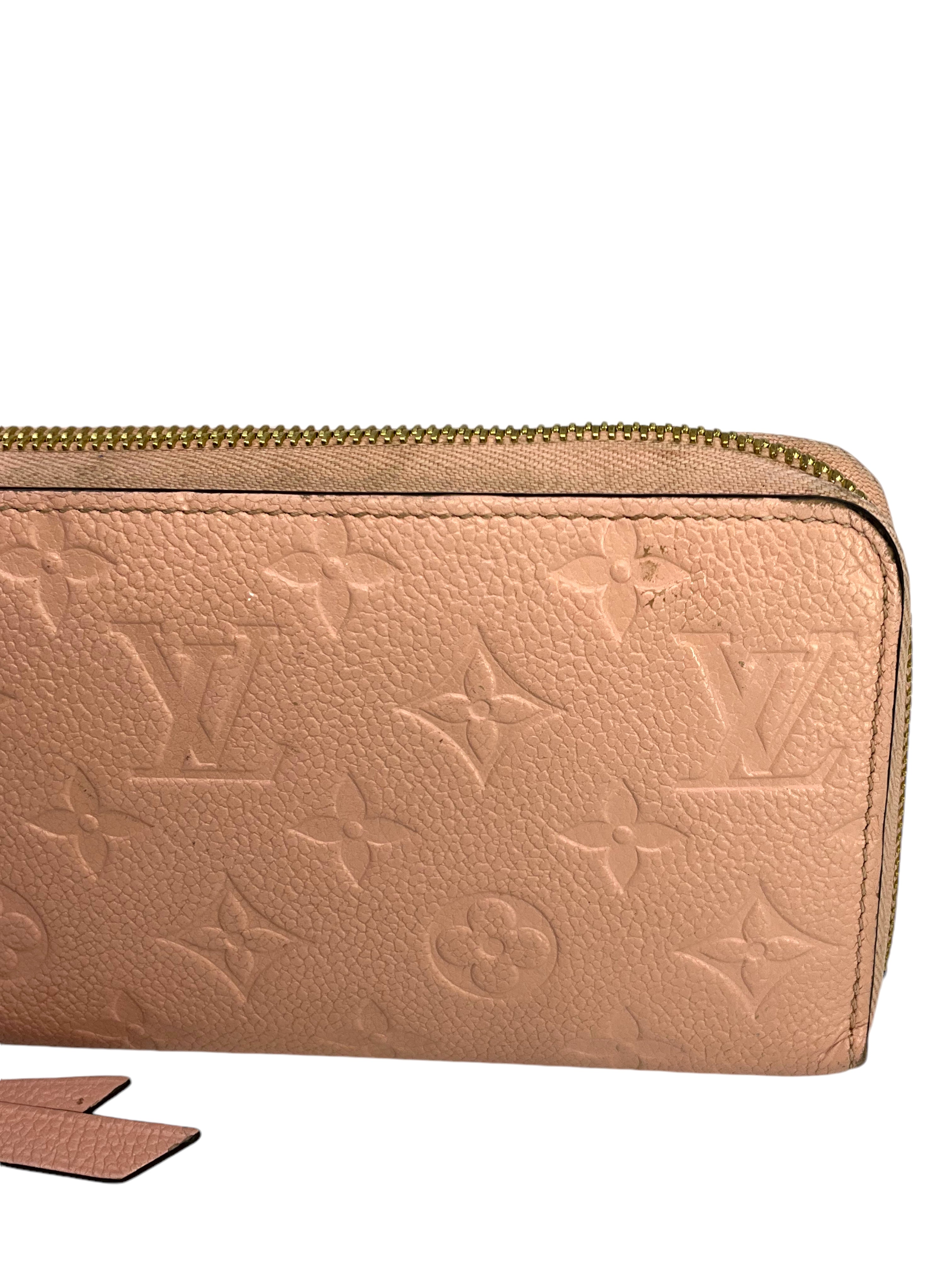 Louis Vuitton Monogram Empreinte Leather Zippy Wallet for Women - Luxury Designer Zip Around Wallet with Card Slots & Coin Pocket - Perfect for Everyday Use, Travel & Gifts