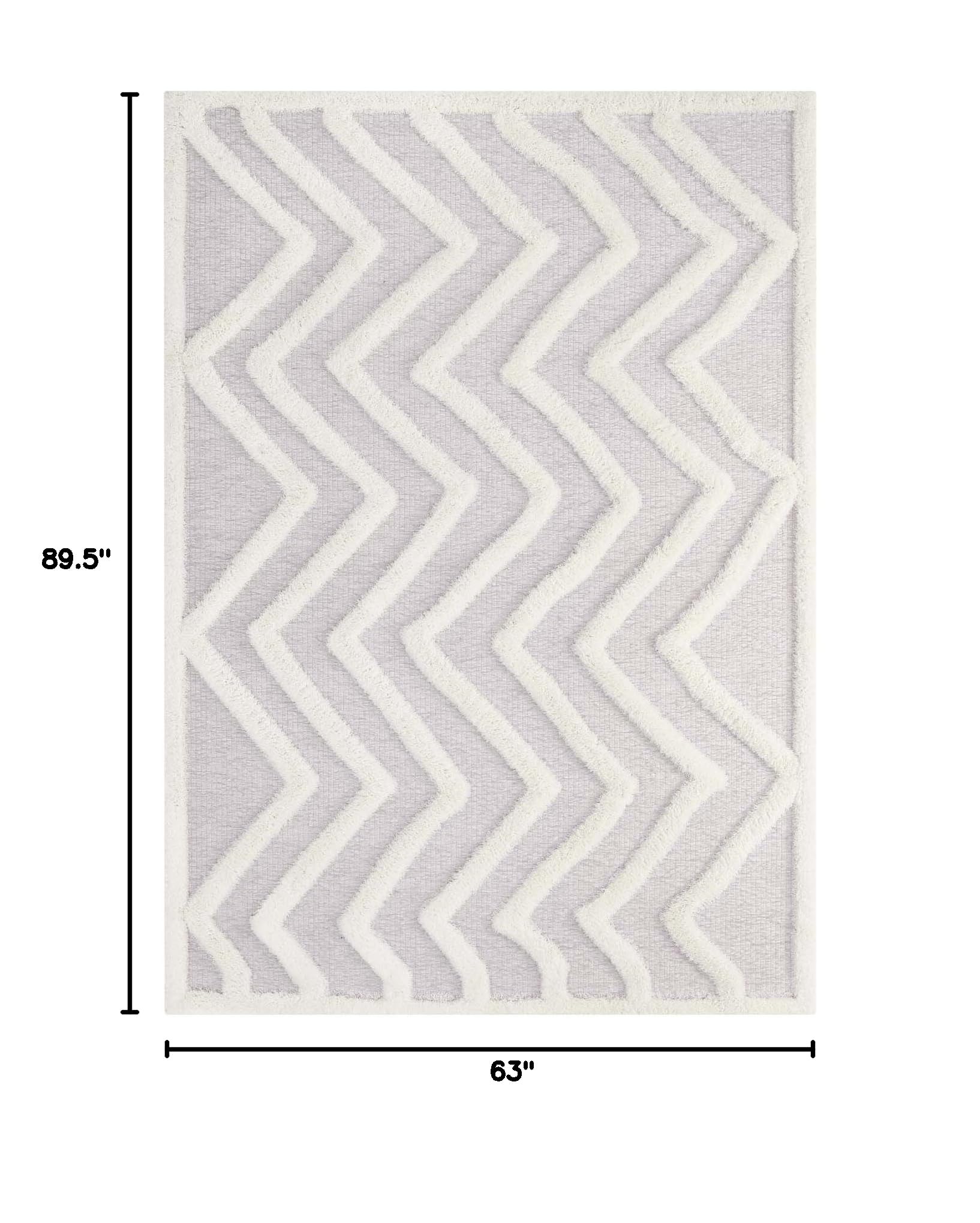 Modern Contemporary Urban Living Area Rug - Soft Fabric Floor Carpet in Multi-Tone Gray for Lounge, Living Room & Bedroom Decor | Perfect for Home, Office & Apartment Style