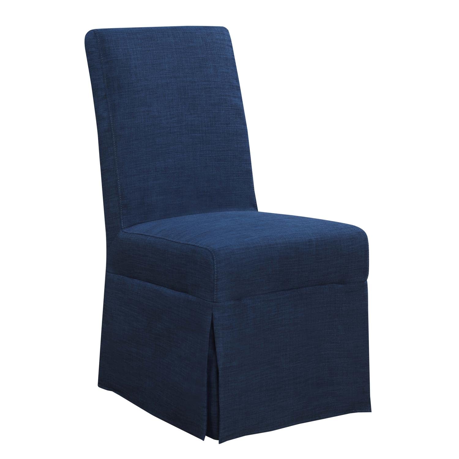 Picket House Furnishings Hayden Dining Chairs in Blue - Set of 2 Modern Kitchen Chairs for Dining Room, Breakfast Nook, and Home Office