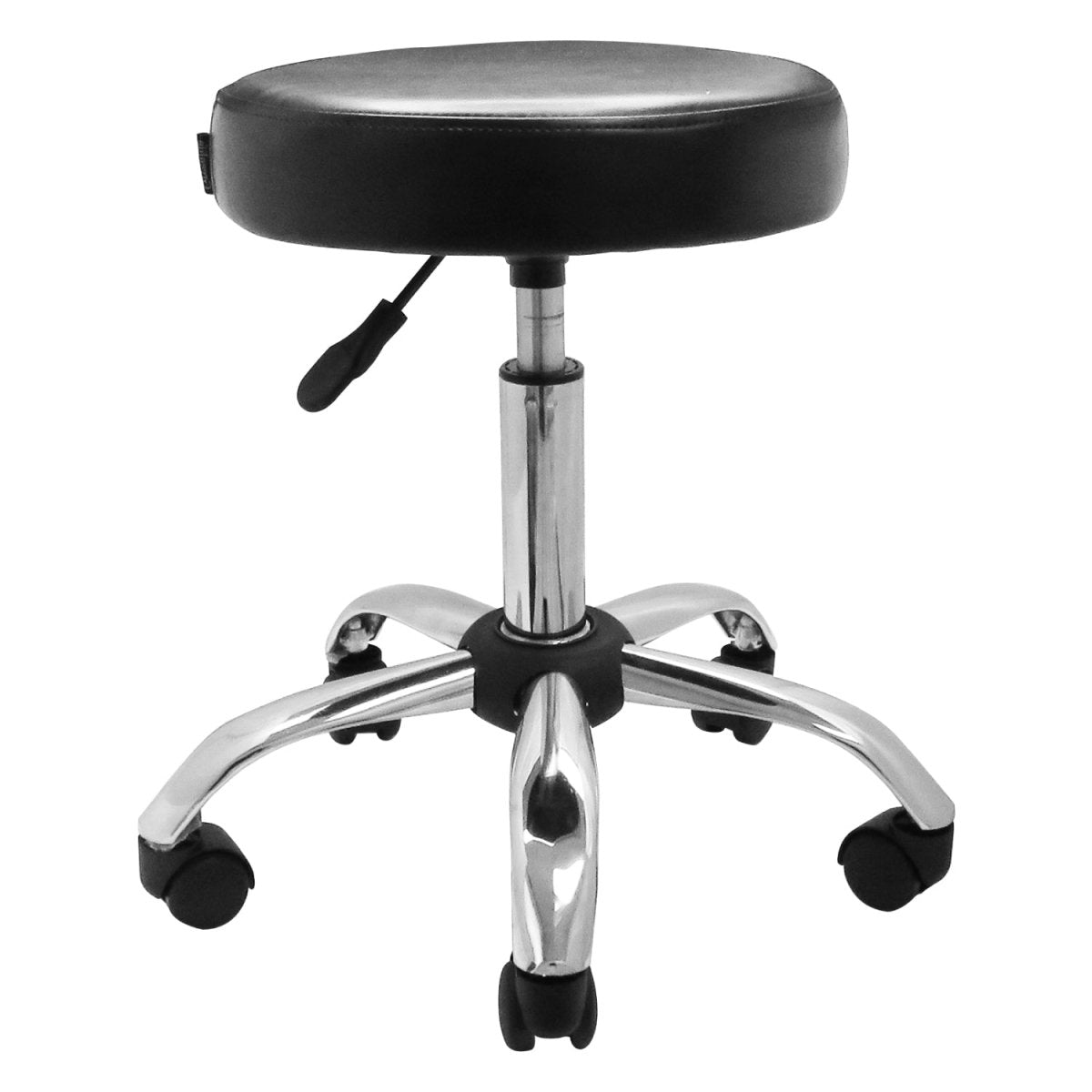 Premium Hydraulic Adjustable Height Rolling Stool with Ergonomic Design - RS541/2 - Perfect for Salon, Tattoo Studio, Medical Office & Industrial Workspaces